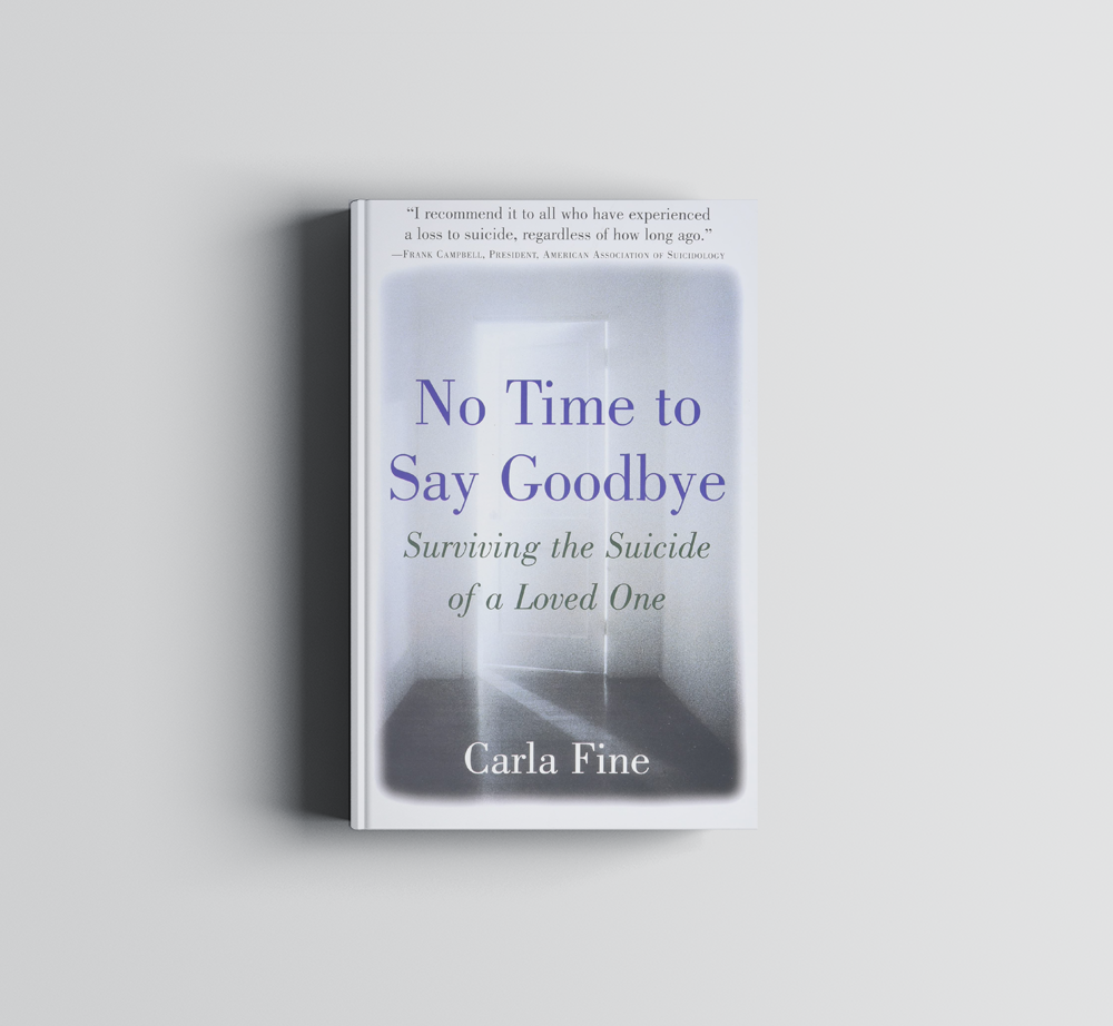 A book titled no time to say goodbye by carla fine