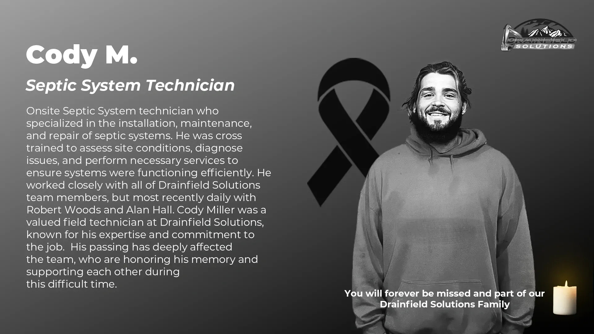 Cody M., Septic System Technician at Drainfield Solutions