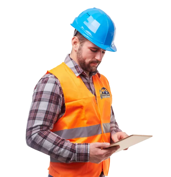 Septic technician highlighting expert septic solutions and knowledge from Drainfield Solutions team