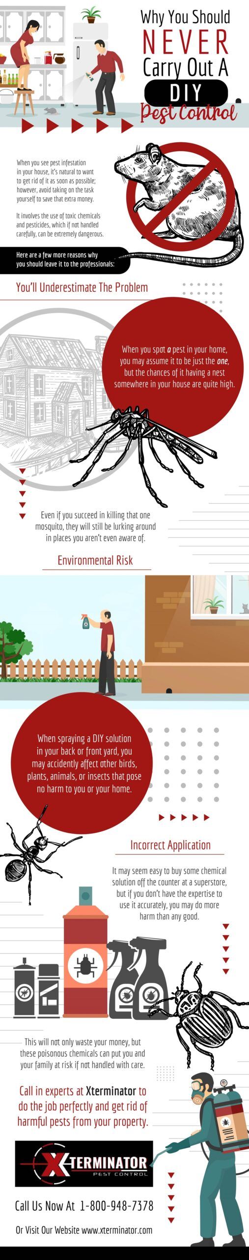 Why You Should Never Carry Out A DIY Pest Control | Infographic