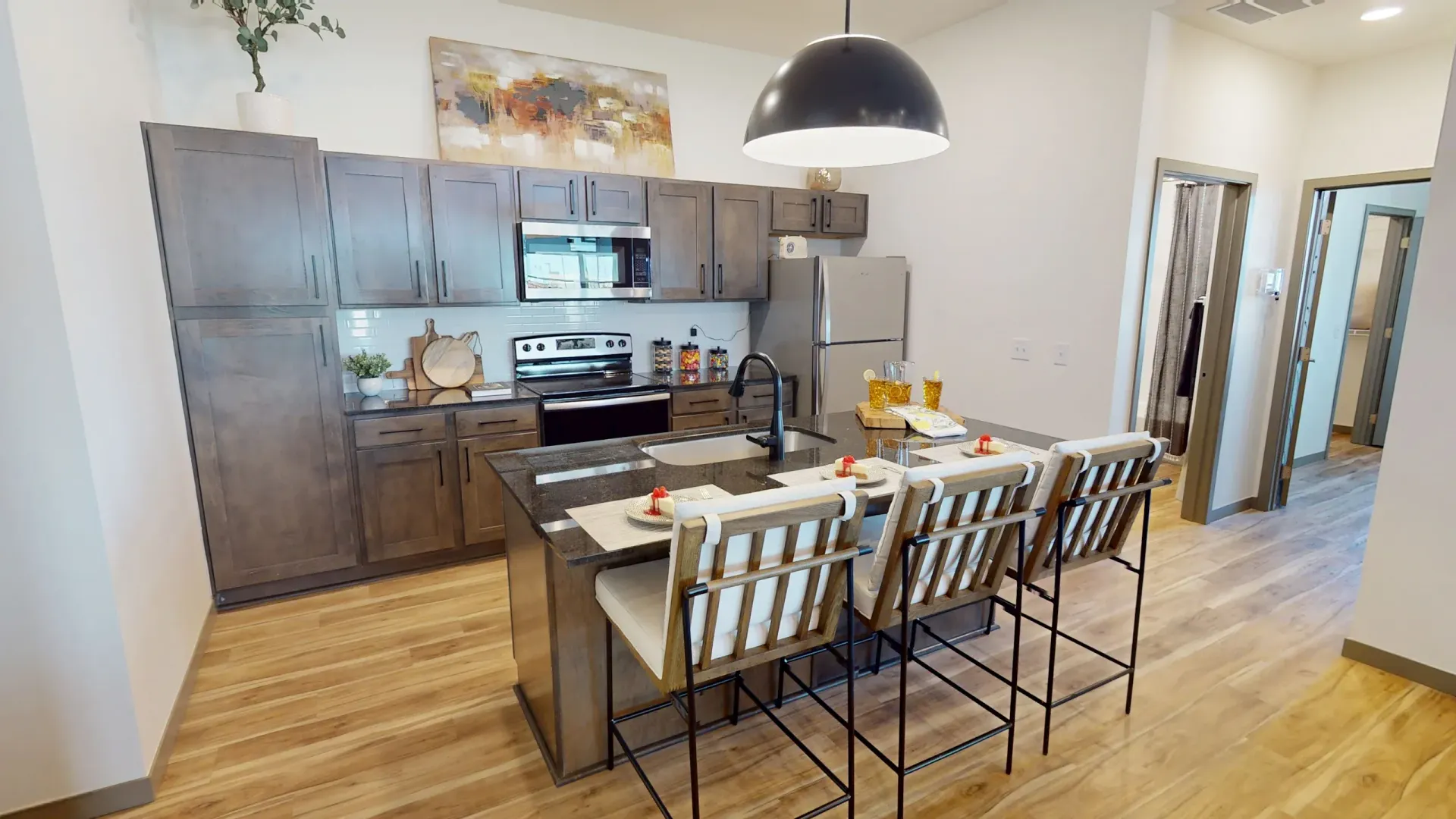Kitchen at Trailwinds in Yukon, OK.