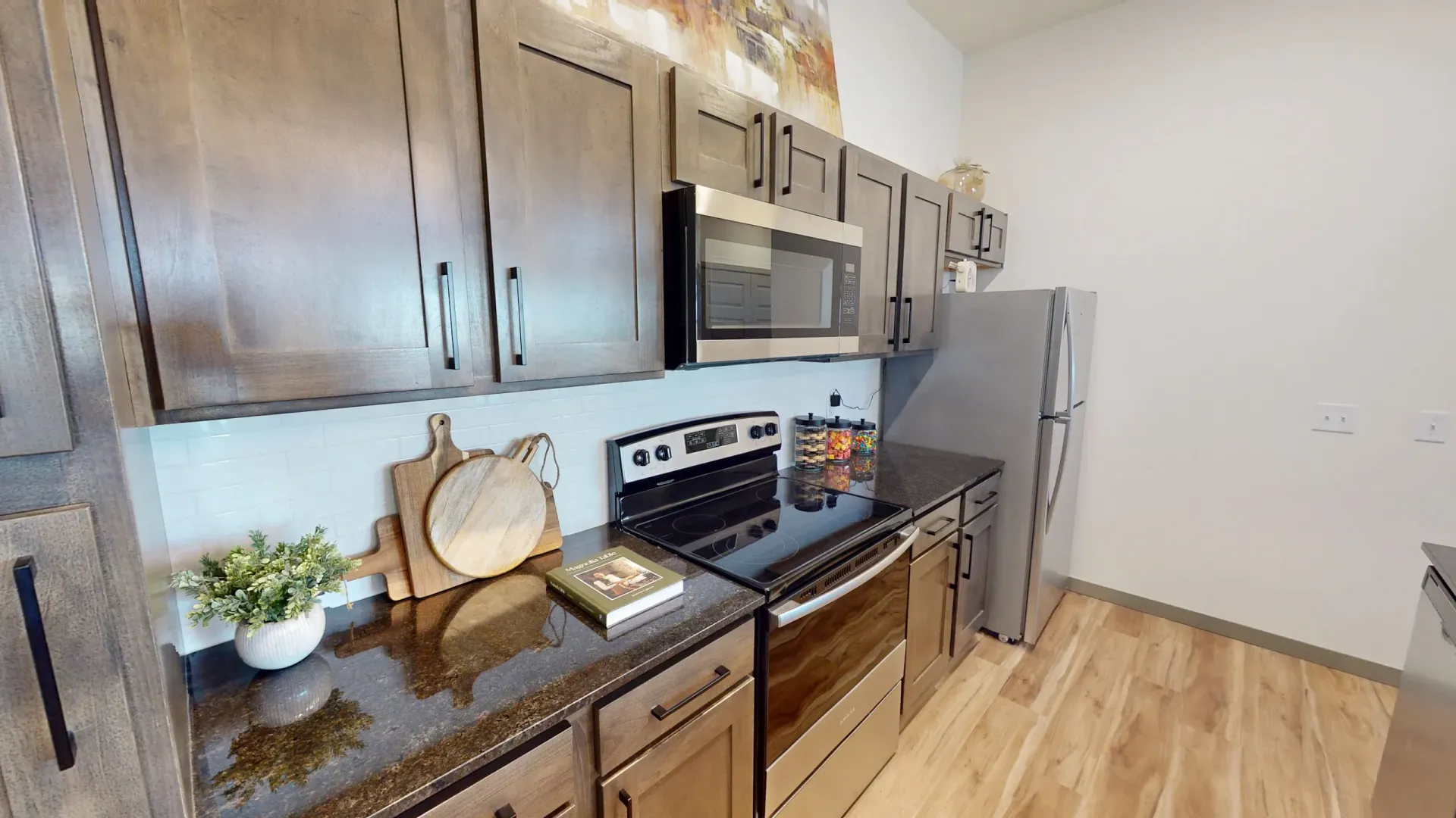 Kitchen at Trailwinds in Yukon, OK.