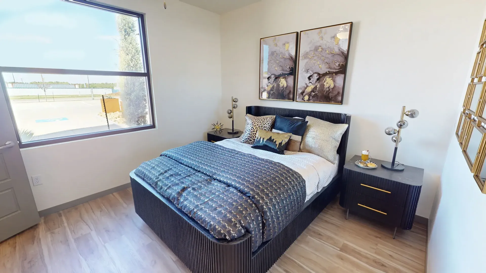 Bedroom at Trailwinds in Yukon, OK.