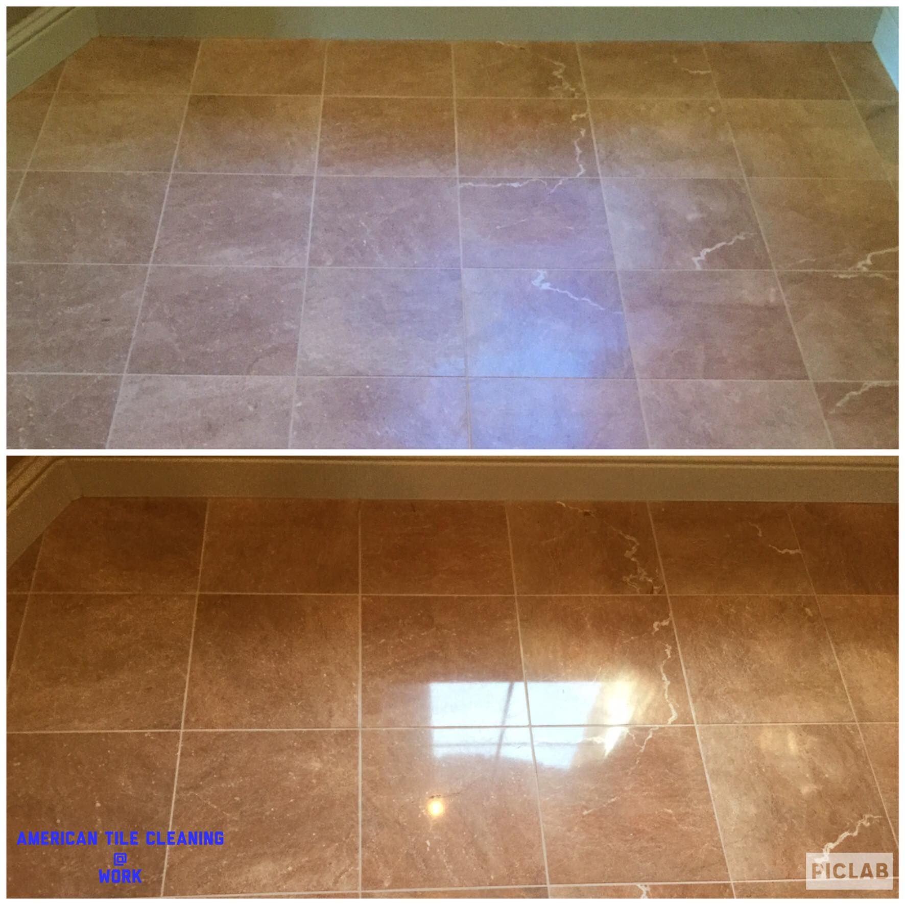 Polished Marble Before and After