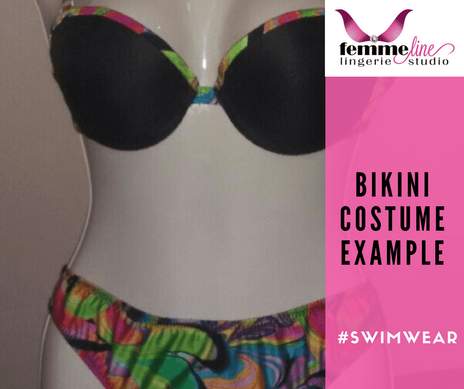 Multicolour Bikini Swimming Costume