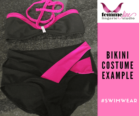 Two Tone Bikini Swimming Costume