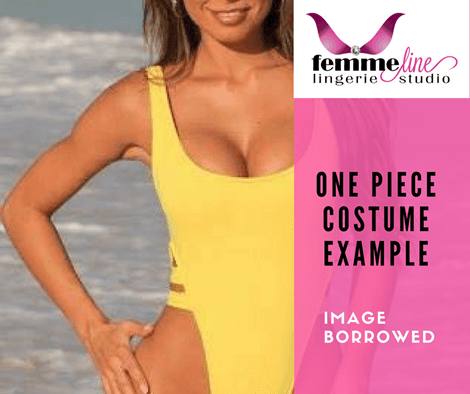 Beach Babe One Piece Swimming Costume