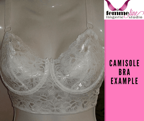 White lace Camisole bra