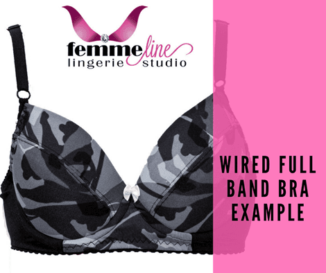 Camo Padded Wired Demi Cup bra