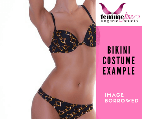 Chains Bikini Swimming Costume
