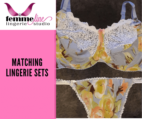 Roses Matching Lingerie Set