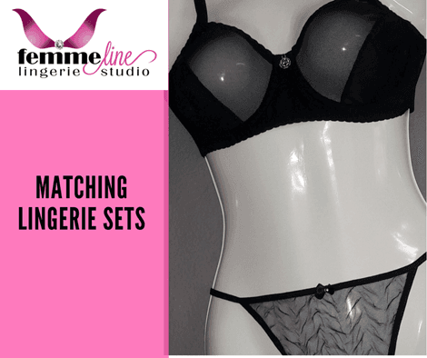 Black Matching Lingerie Set