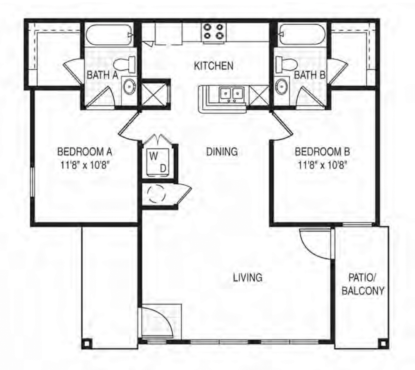 the deuce floorplan