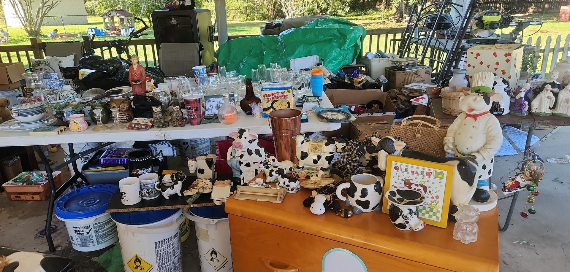 A table filled with lots of stuffed animals and toys.