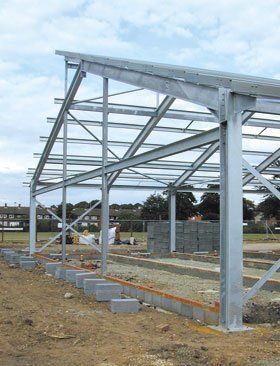 Steel structures - Leominster, Herefordshire - Tecnik Engineering Ltd - Steel