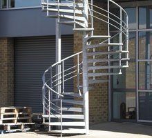 Steel structures - Leominster, Herefordshire - Tecnik Engineering Ltd - Stairs
