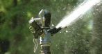 One of a variety of irrigation sprinklers in Kilsyth