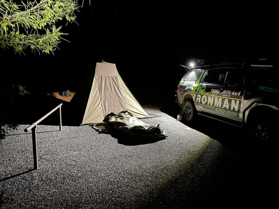 4x4 and Awnings at Night — 4WD Parts & Repairs in Tamworth, QLD