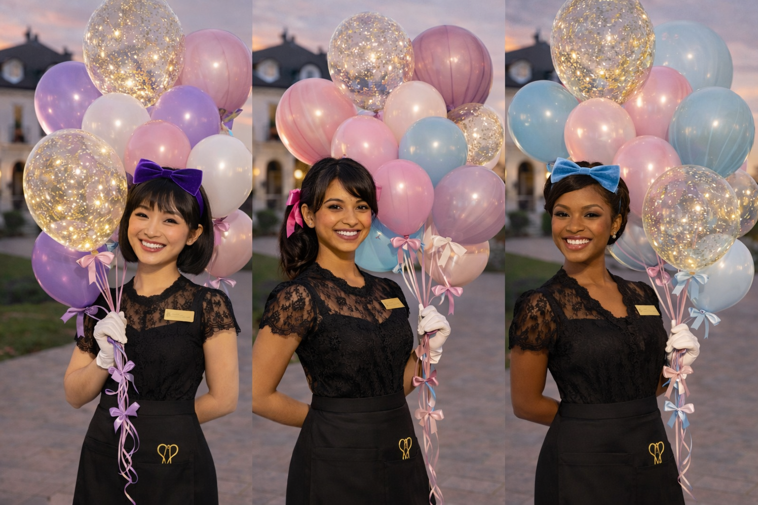 Balloon delivery at The Biltmore Los Angeles historic grand hotel ballroom private event gala, 506 S Grand Ave Los Angeles CA Downtown Los Angeles DTLA