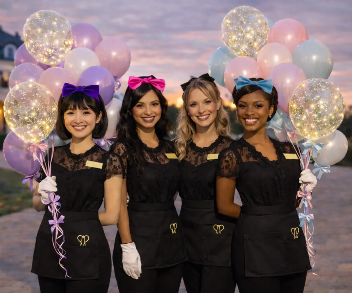 Balloon Concierge team with custom luxury balloon arrangements – Los Angeles