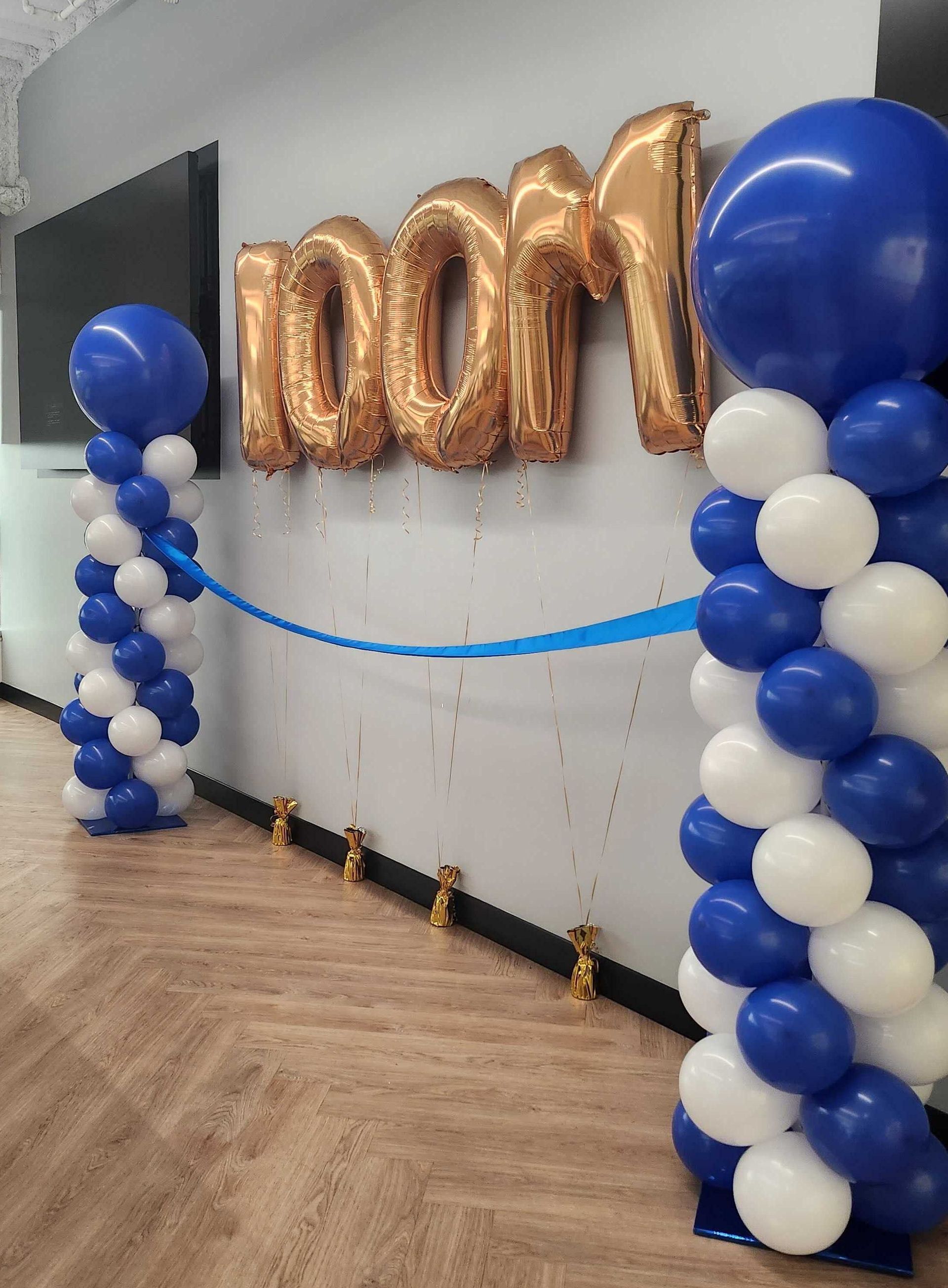 Custom balloon bouquet at Los Angeles corporate event