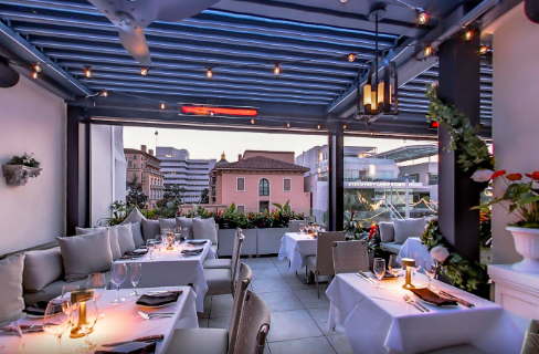 Luxury balloon bouquet delivery for a birthday dinner at Mastro's Beverly Hills