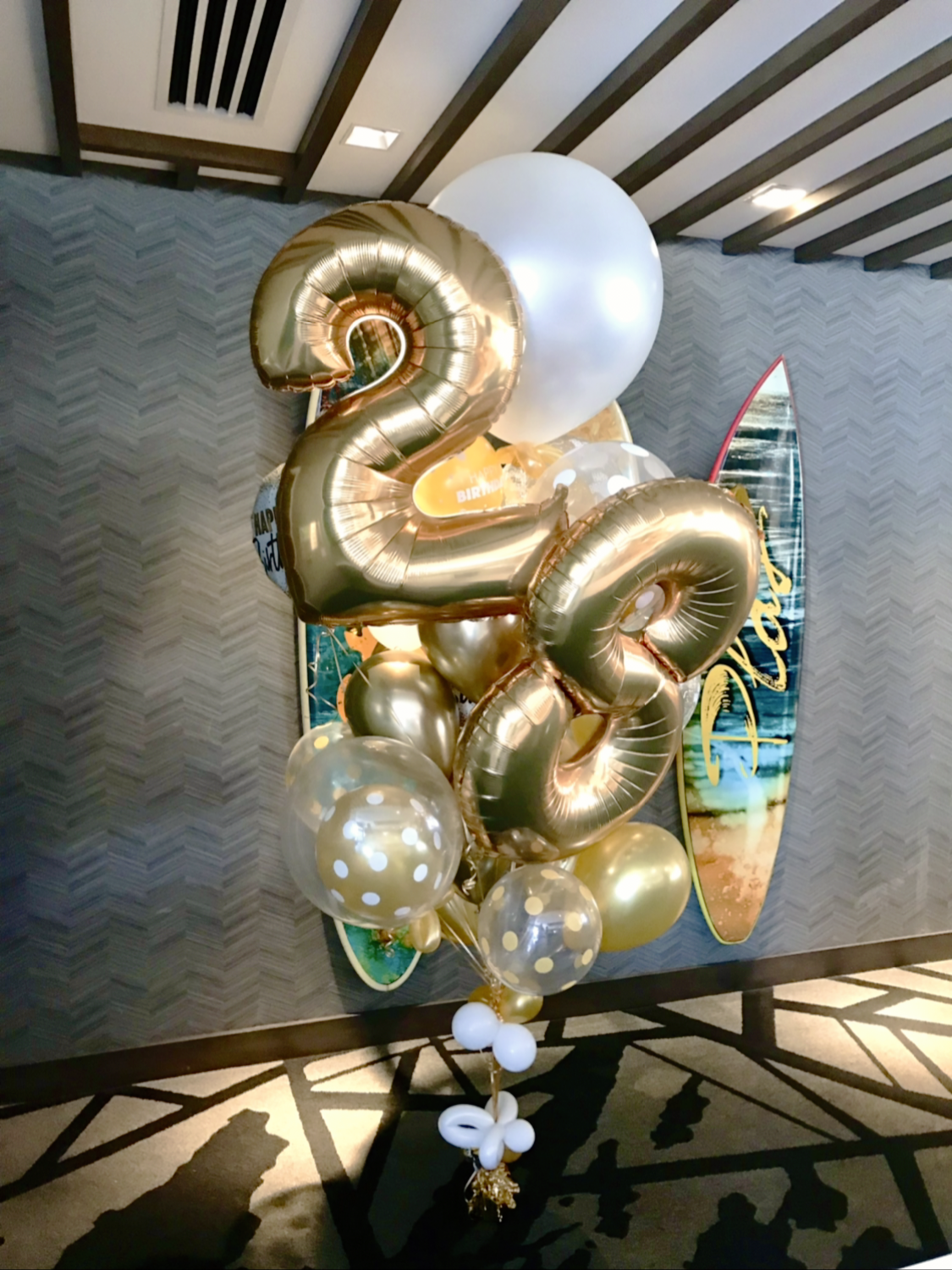 Large Number Letter Bouquet Balloon Concierge Santa Monica order