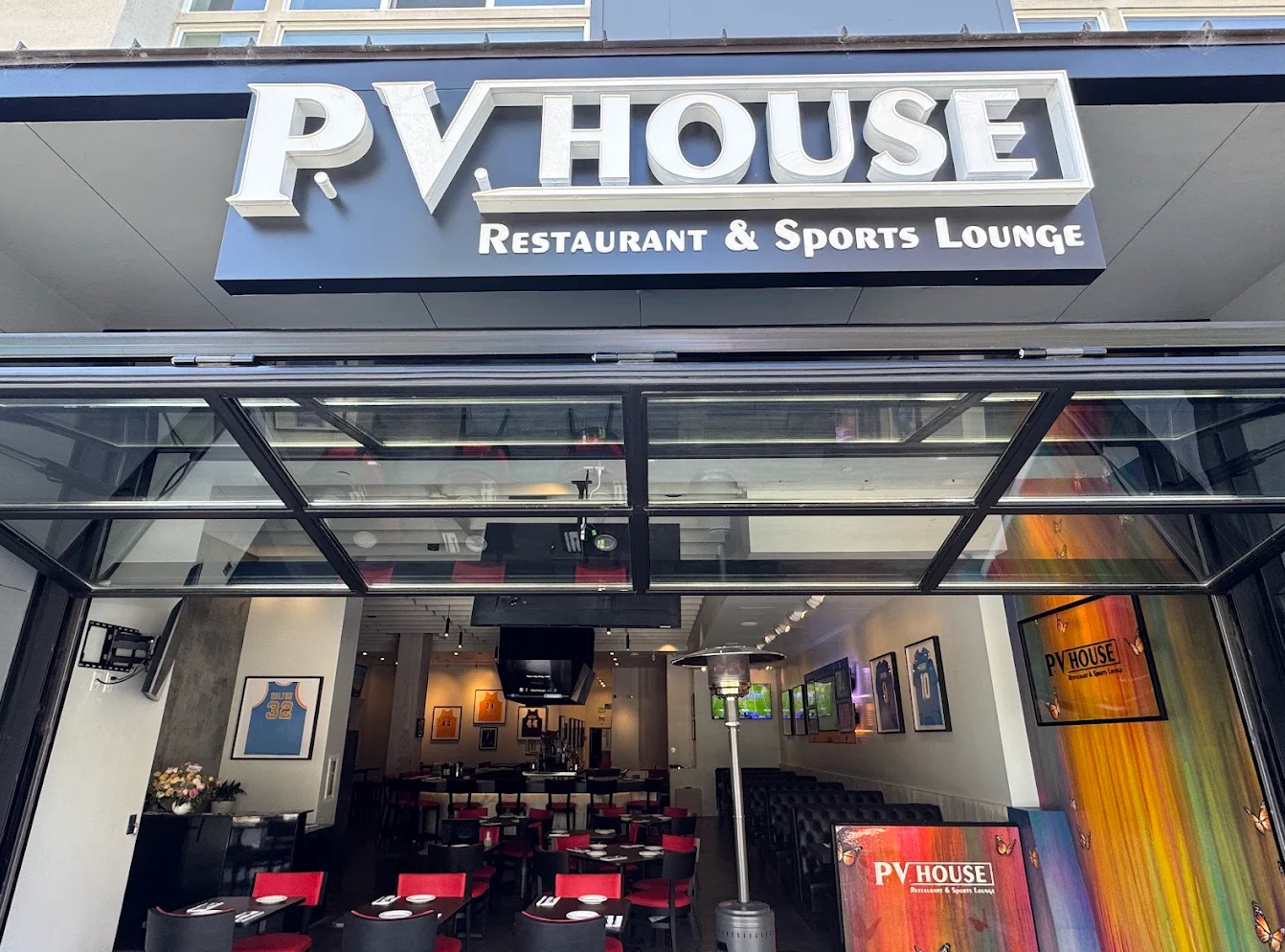 Sports bar lounge reserve for birthday party and game day