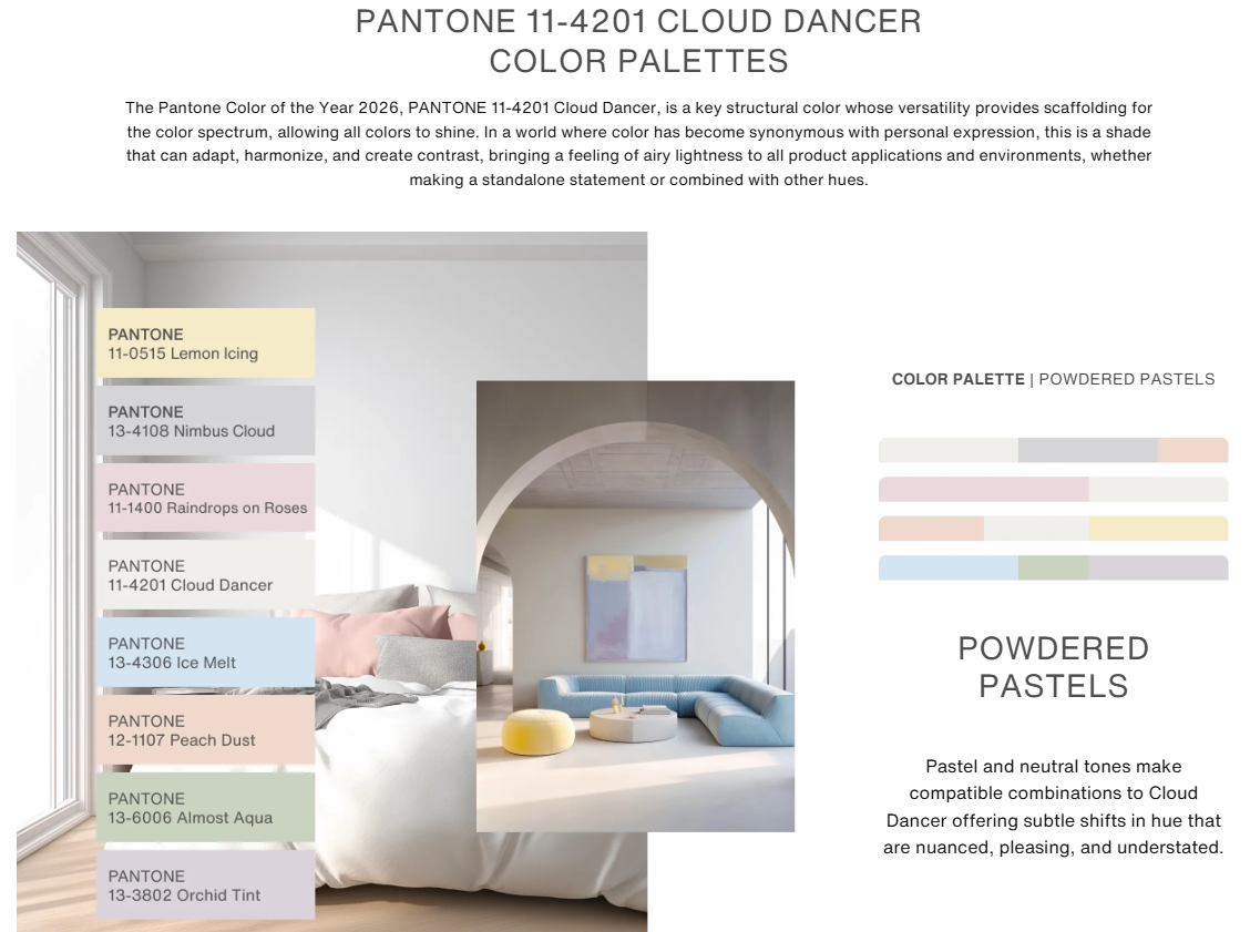 Pantone Spring 2026 Pastel Color Palette trends balloons