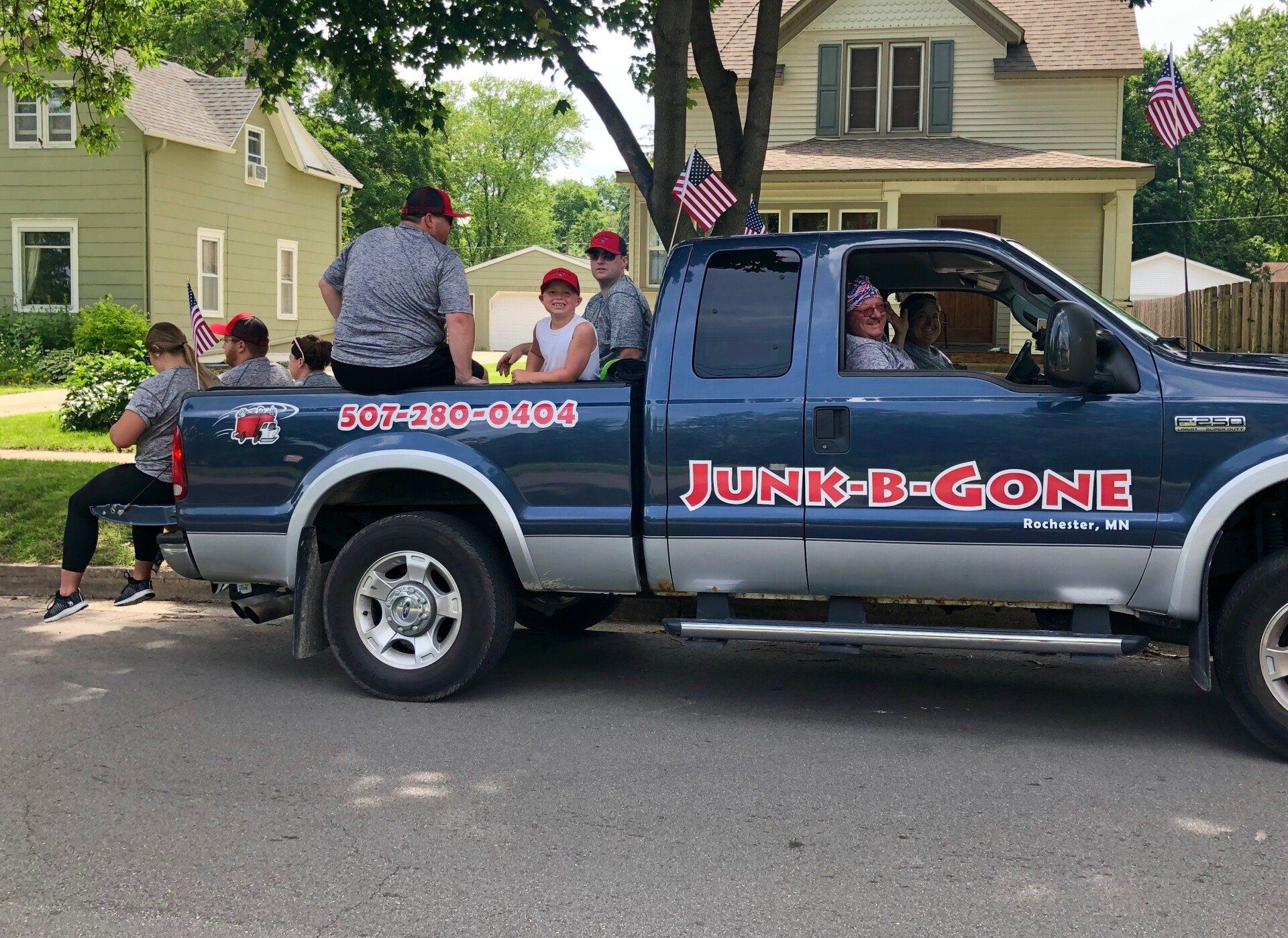 Peolple on the Pickup Truck — Rochester, MN — Junk B Gone