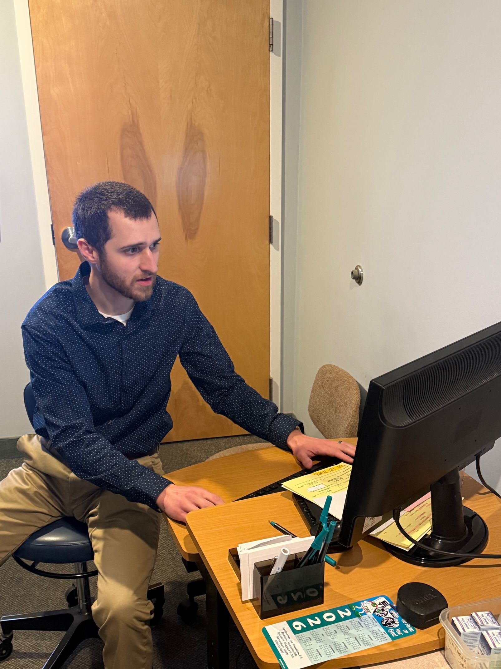 Dr. Chappius with patients at SJEA