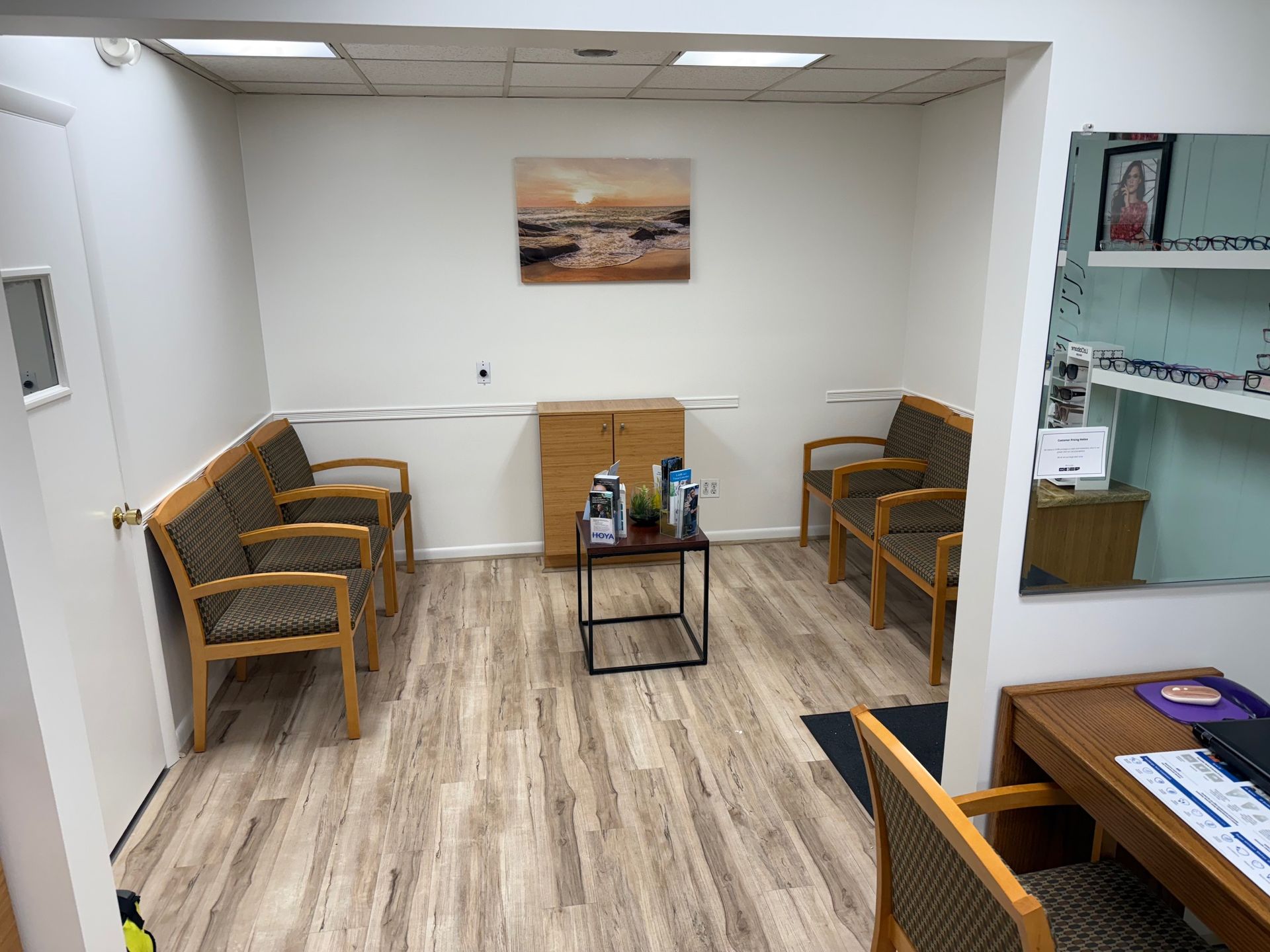 South Jersey Eye Associates in Millville Waiting Area