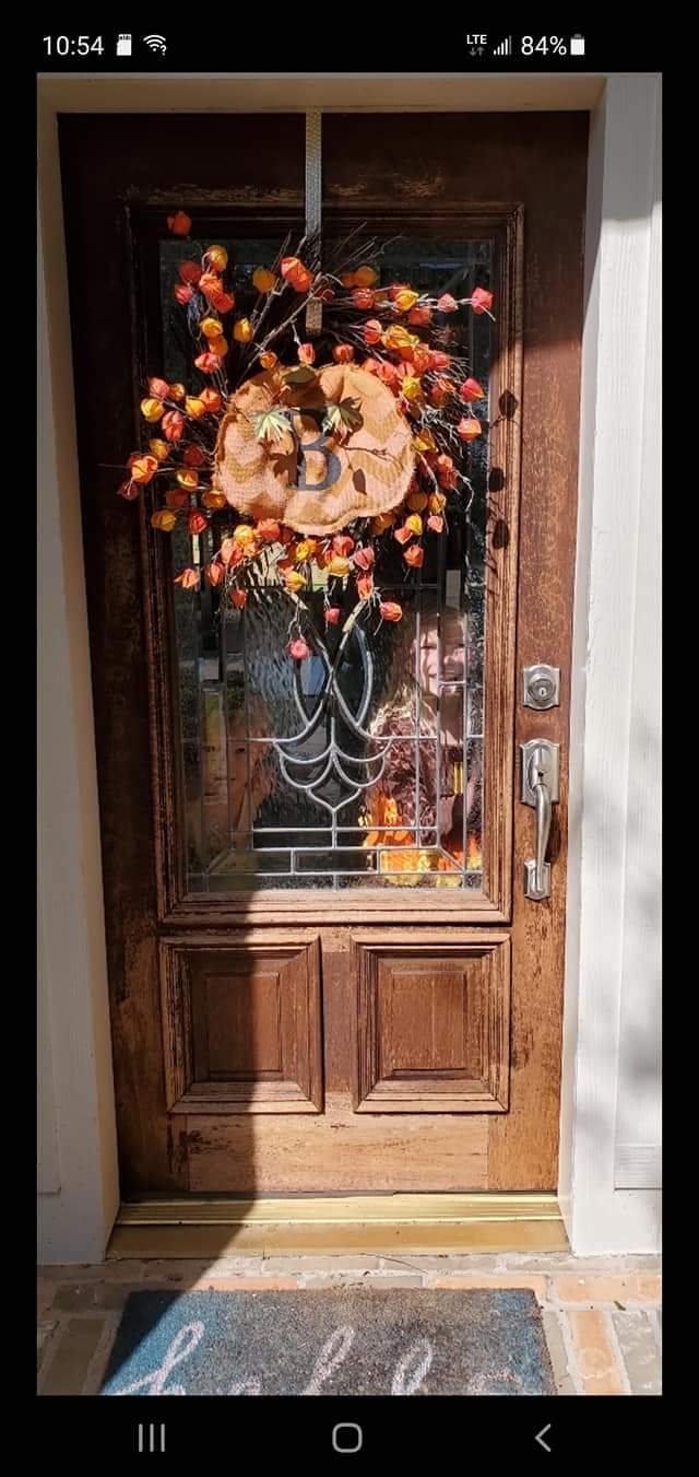 Before Refinishing Wooden Door — Houston, TX — Jeff’s Finish Doors and More