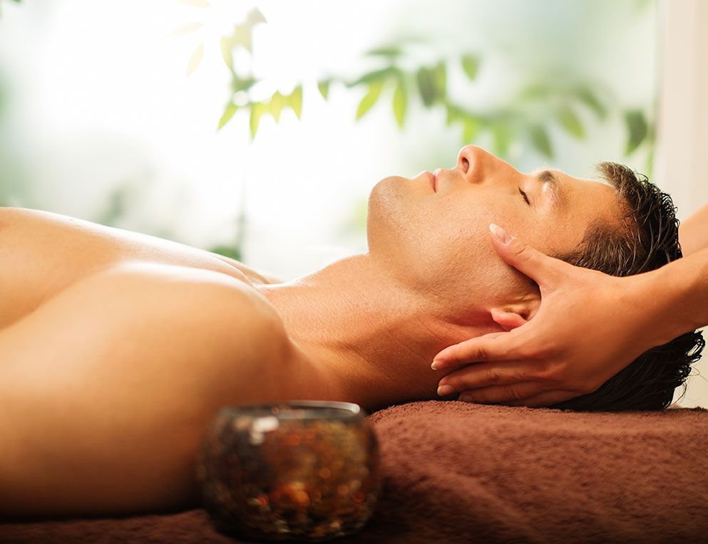 Two gold and white skincare bottles and a gold sachet of Repechage Vita Cura products.