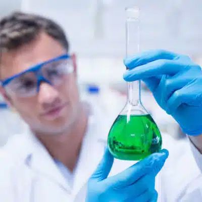 Man In Laboratory — Austin, TX — Aegis Fine Rug Cleaning