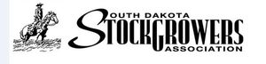 A logo for the south dakota stockgrowers association
