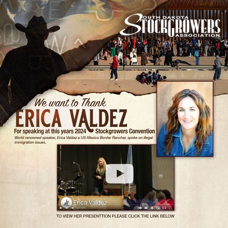A poster that says we want to thank erica valdez