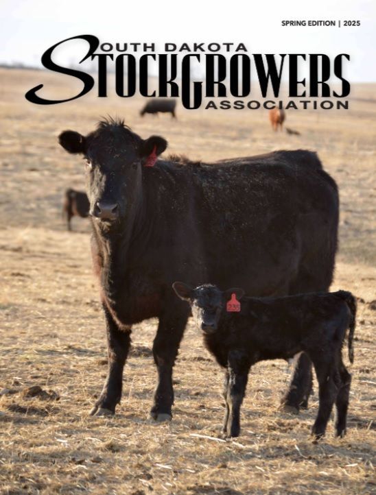 The cover of the south dakota stockgrowers association magazine