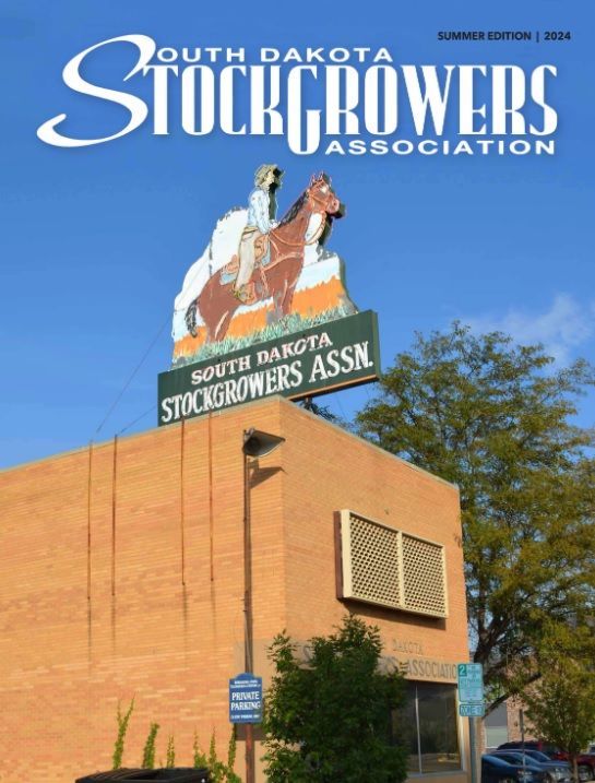SDSGA Sign at South Dakota Stockgrowers Association