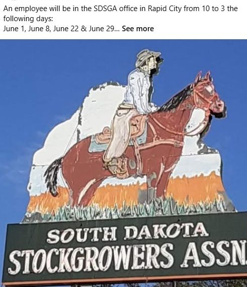 Image of SDSGA Sign at office