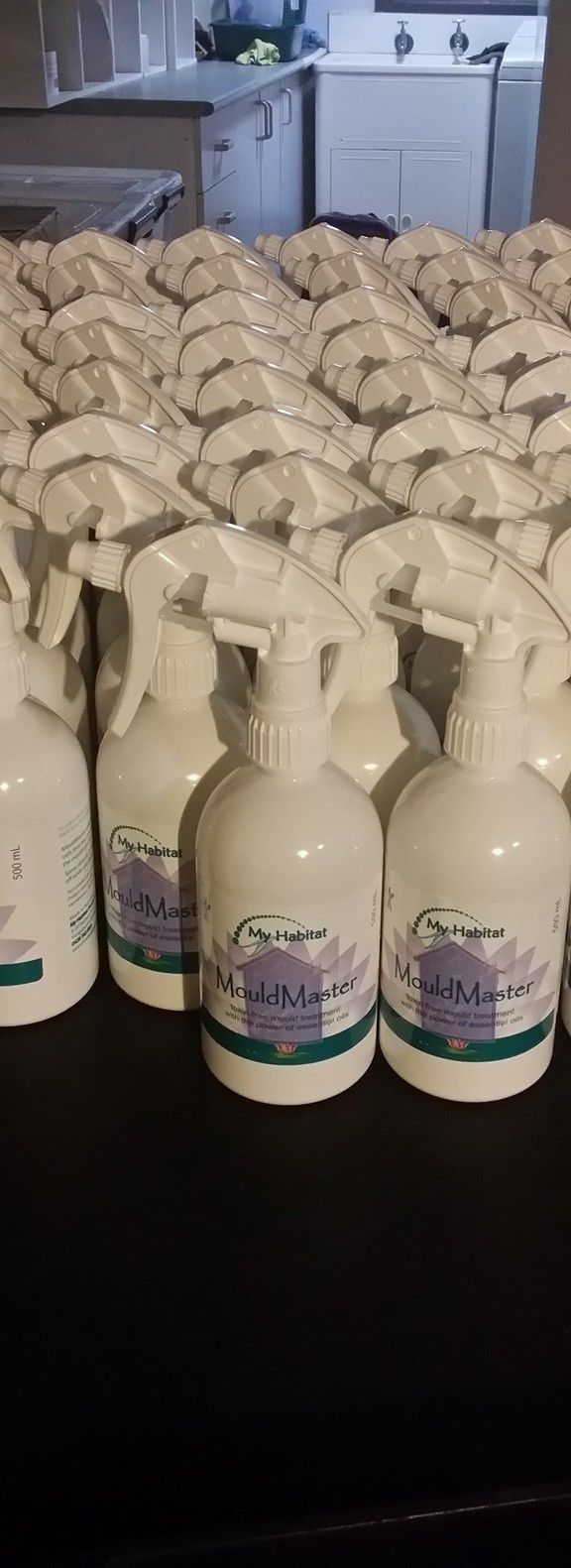 Bottles of Spray Cleaner with Lavender Labels — My Habitat Products in Townsville, QLD