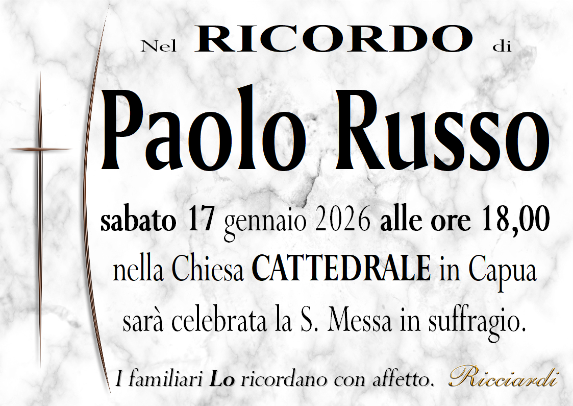 necrologio Paolo Russo