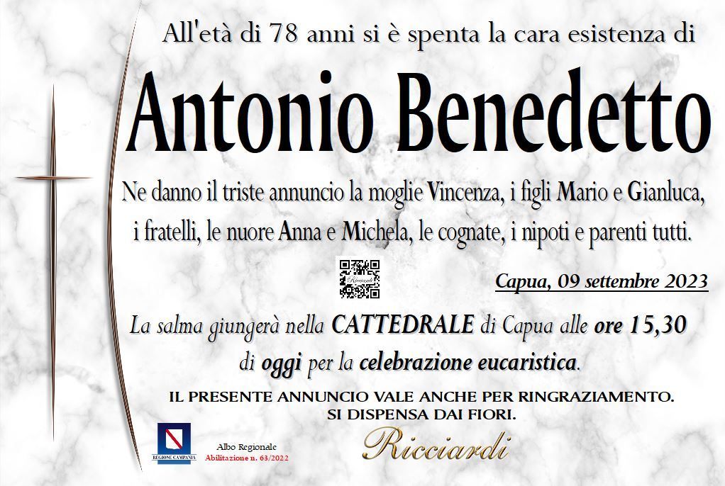 necrologio Antonio Benedetto