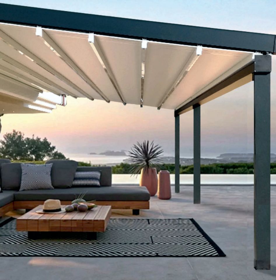 Pergole con piantane anteriori Pergole Roma Latina