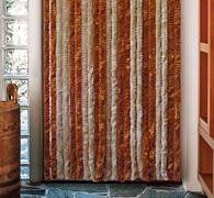 Tenda in ciniglia arancione