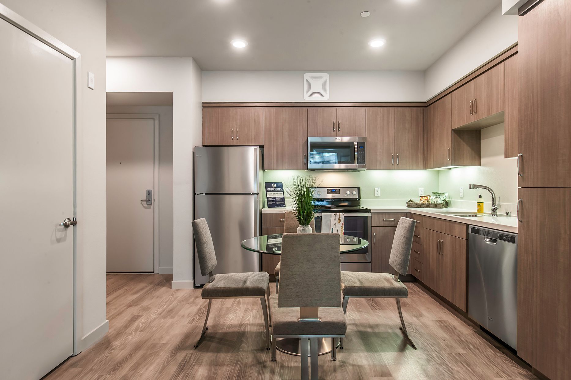 idora apartments dining room and kitchen