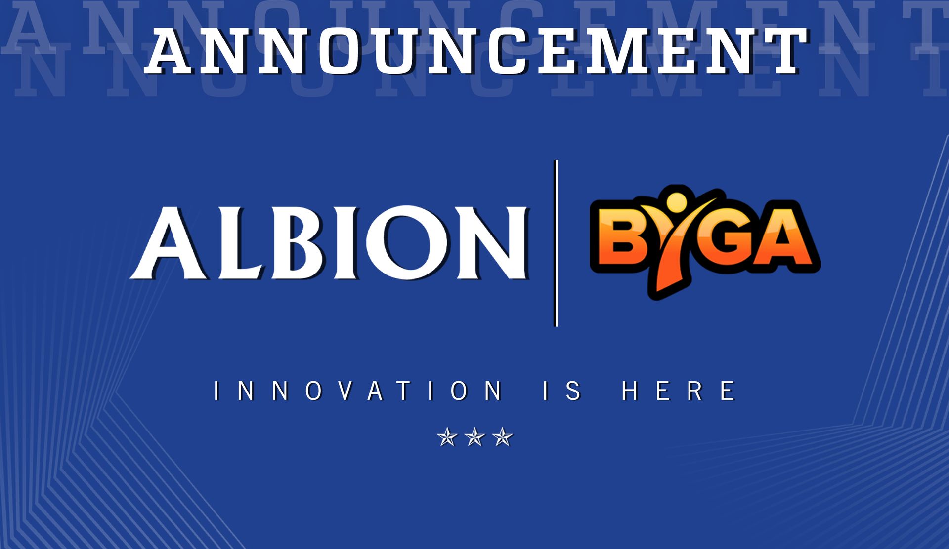 ALBION SC partnership announcement with Byga enterprise class youth sports club management software