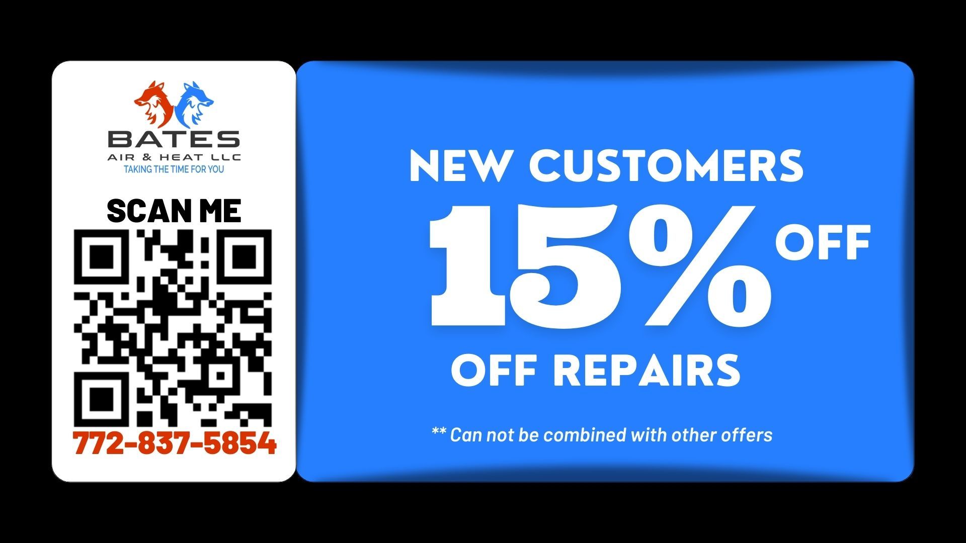 New Customers 15% OFF Repairs