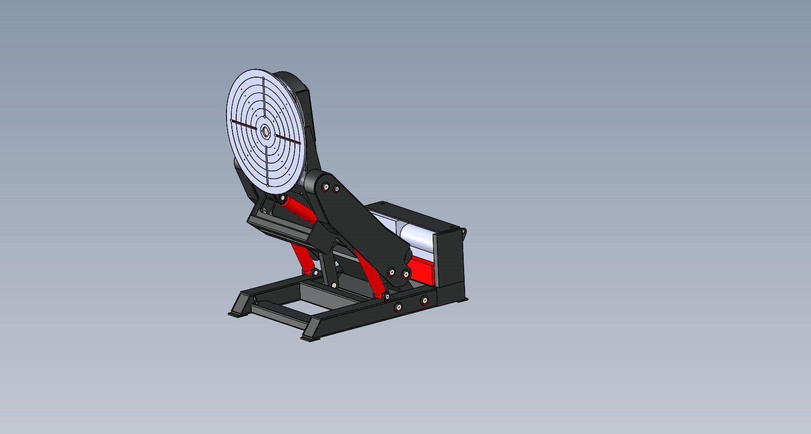 posizionatore rotante elevabile per saldature