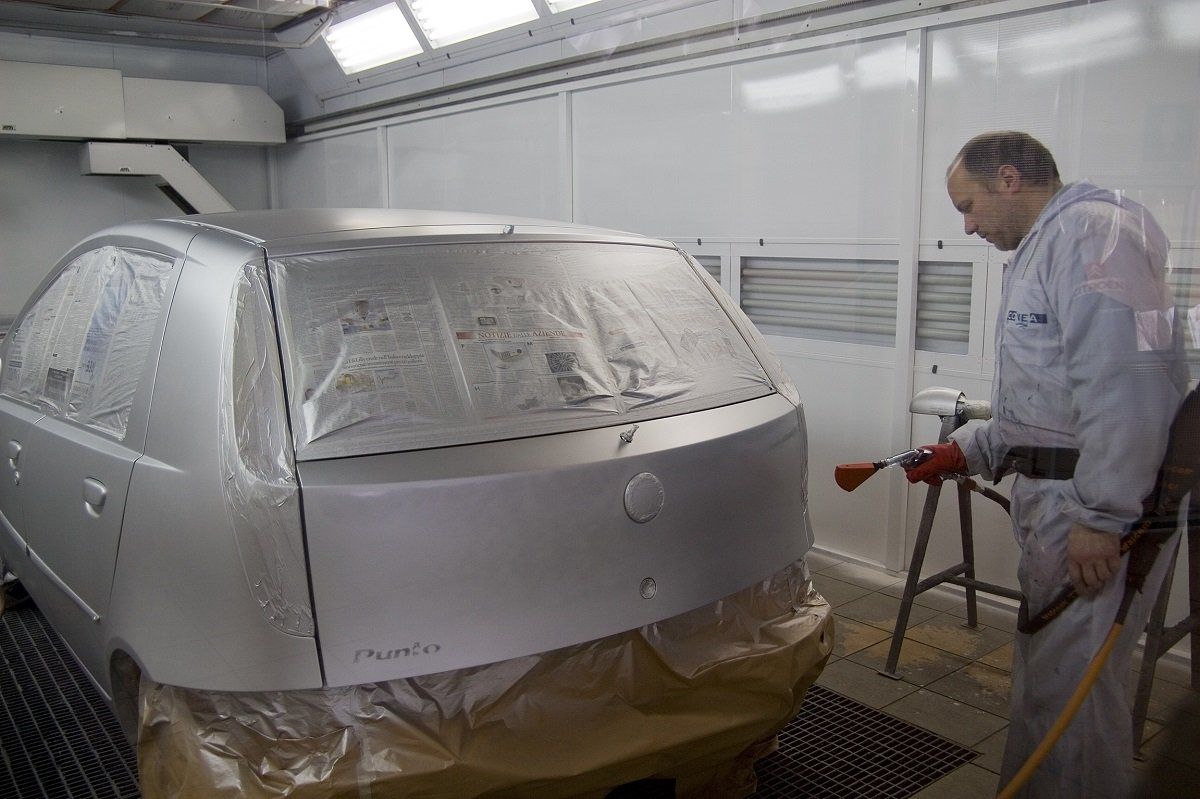 riverniciatura dei veicoli